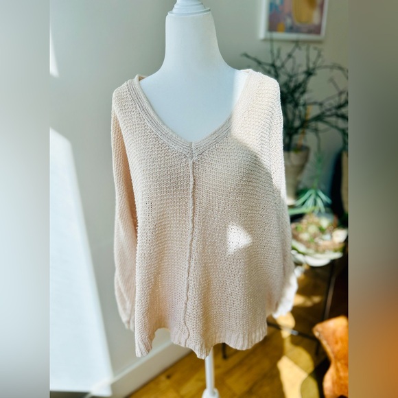 Free People oversize cotton sweater, L-M - Picture 10 of 10